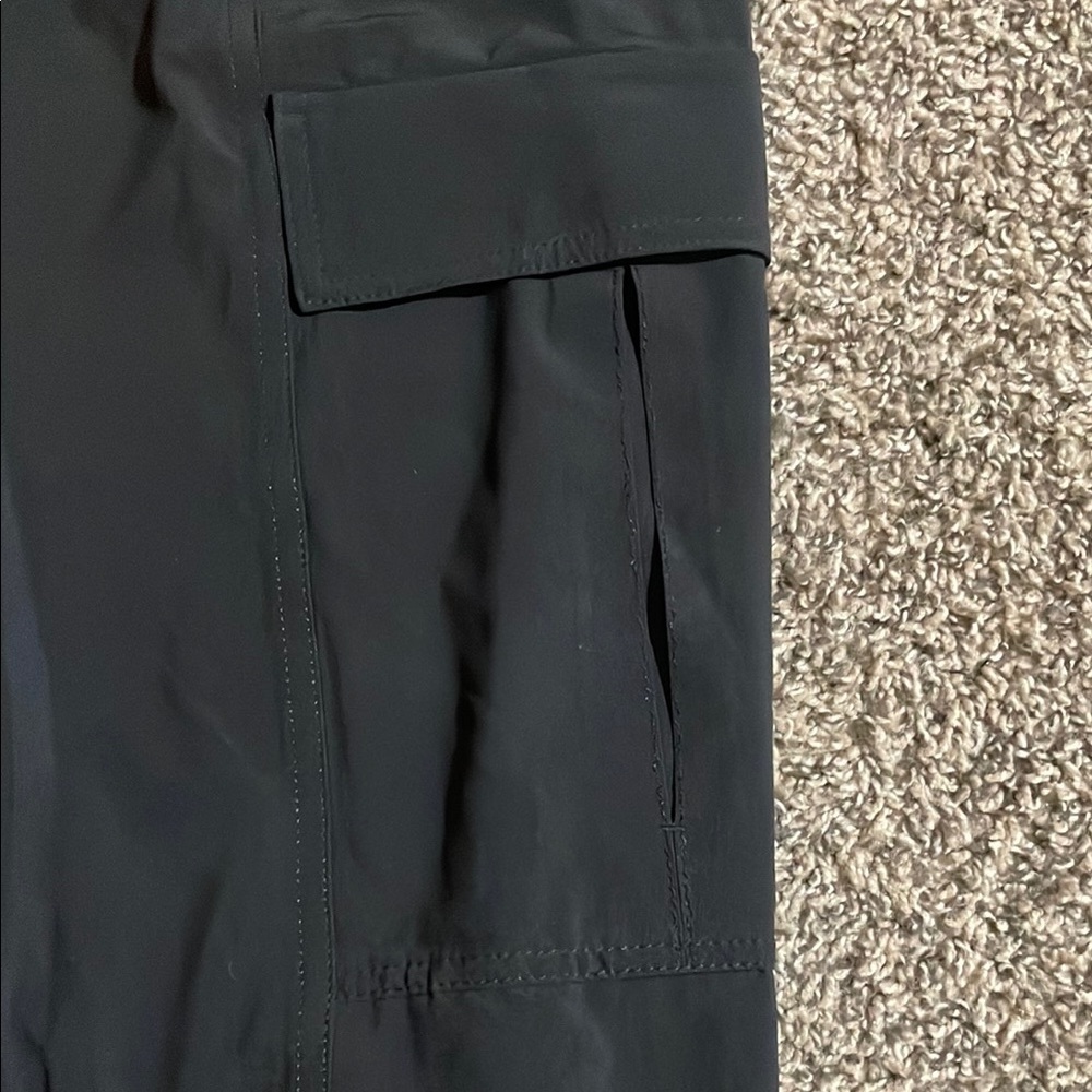Athleta Chelsea Cargo Utility Black Joggers - Picture 3 of 9